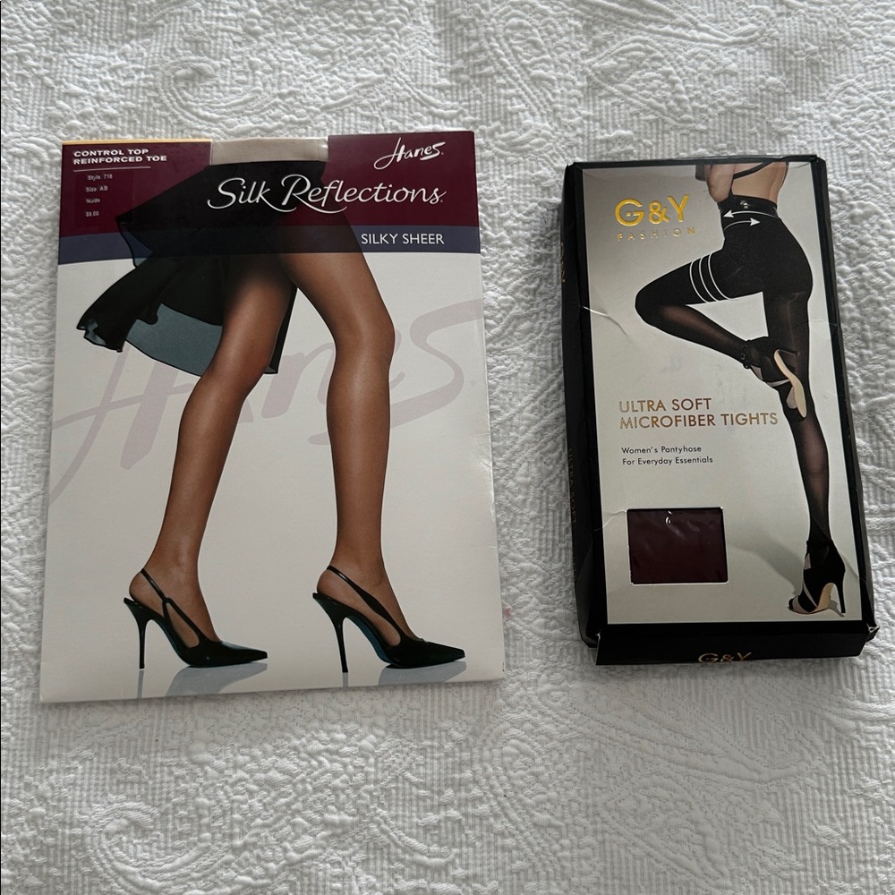Hanes Silk Reflections + Microfiber Tights